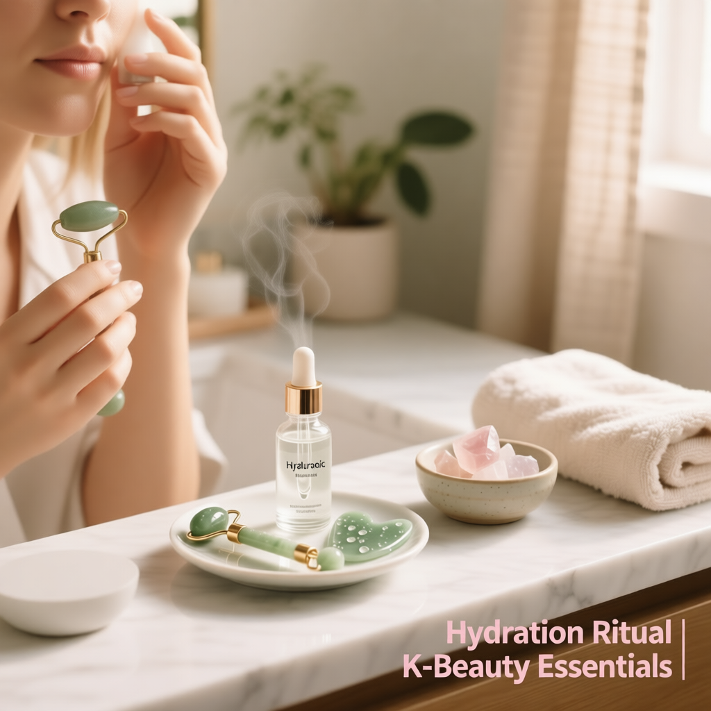 Rutina k-beauty nocturna para piel seca / deshidratada
