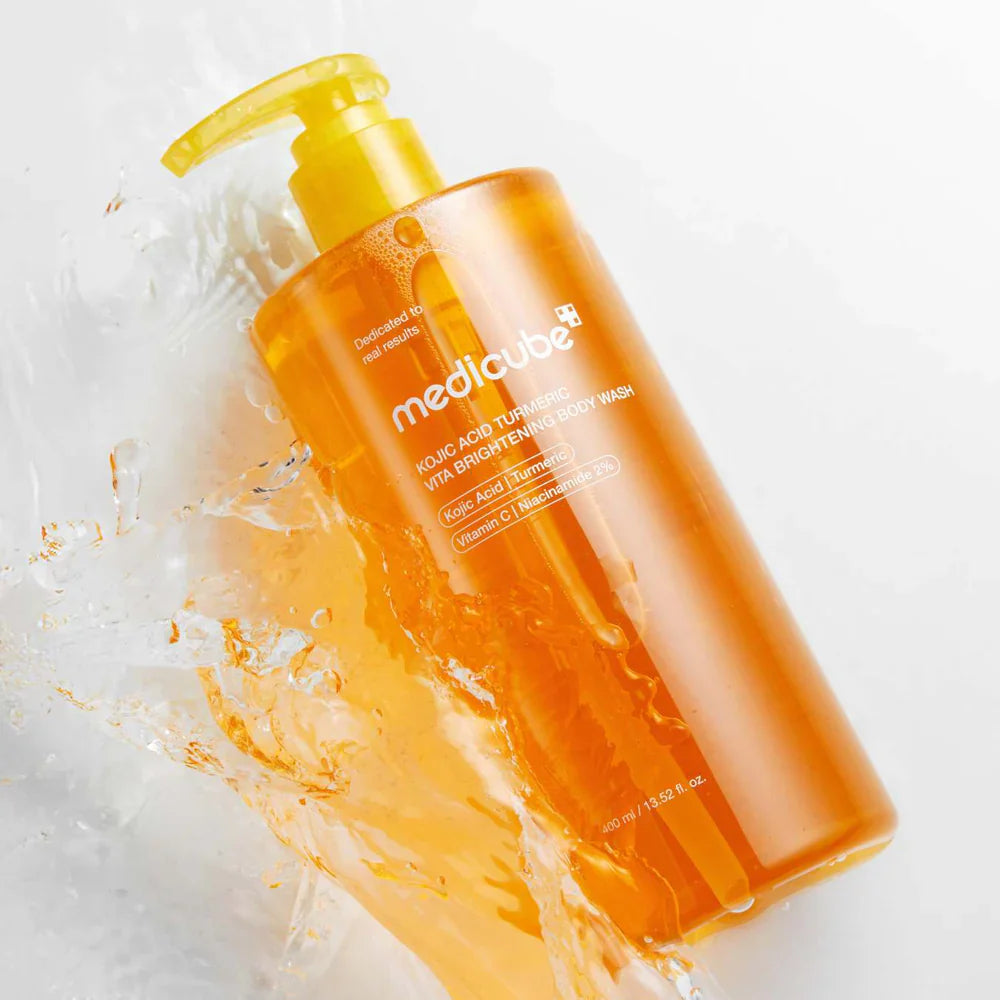 KOJIC ACID TURMERIC VITA BRIGHTENING BODY WASH 400ml – Medicube