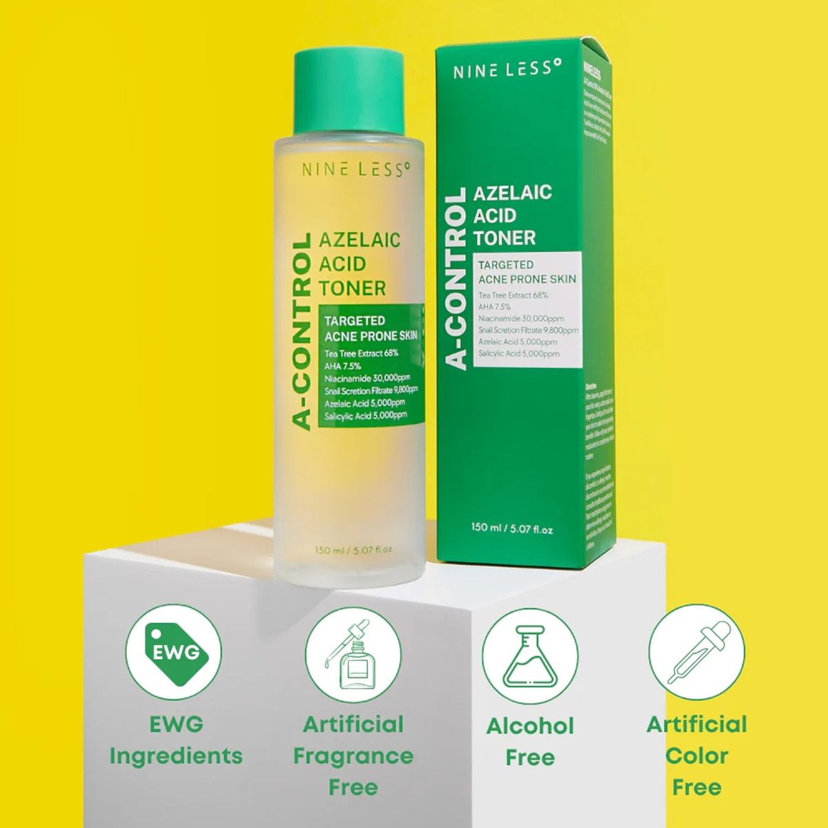 A-Control Azelaic Acid Toner 150ml -Nine Less