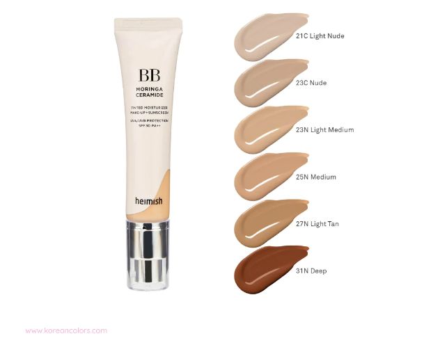 Moringa Ceramide BB Cream SPF 30 PA++ 25 Medium - Heimish
