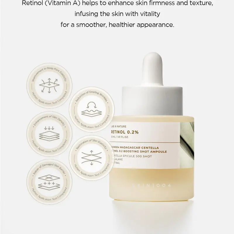 SKIN1004 Madagascar Centella Retinol 0.2 Boosting Shot Ampoule – 30ml