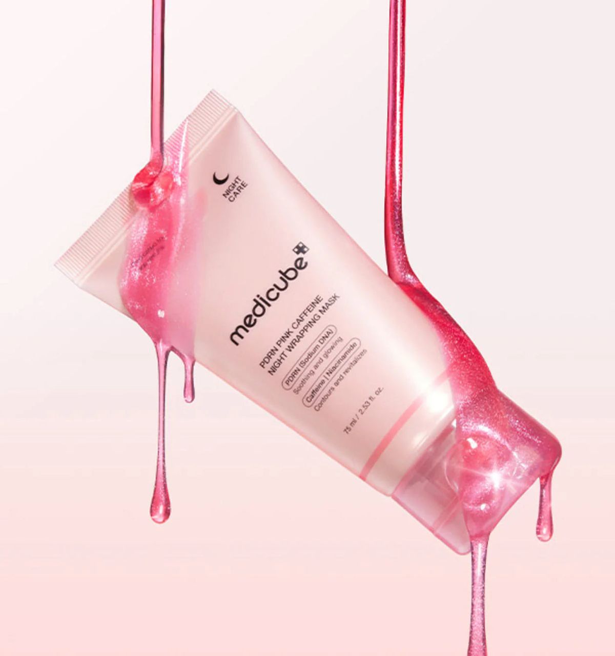 PDRN PINK CAFFEINE NIGHT WRAPPING MASK 75ML - Medicube