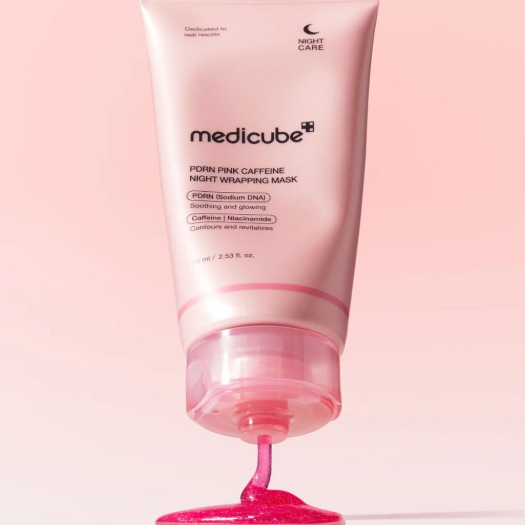 PDRN PINK CAFFEINE NIGHT WRAPPING MASK 75ML - Medicube