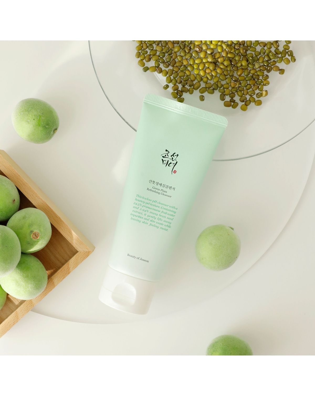 Green Plum Refreshing Cleanser 100ml - Beauty of Joseon foam