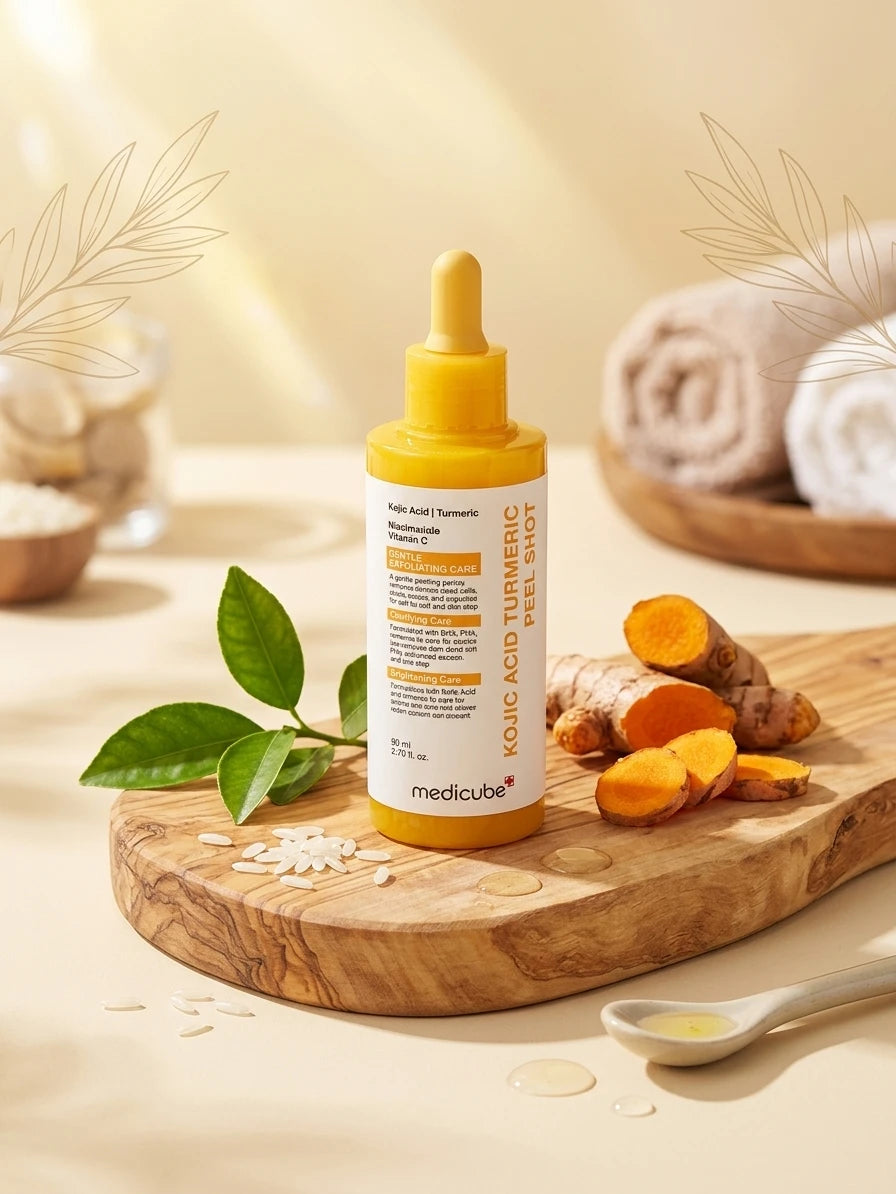 KOJIC ACID TURMERIC PEEL SHOT – Medicube (80ml)