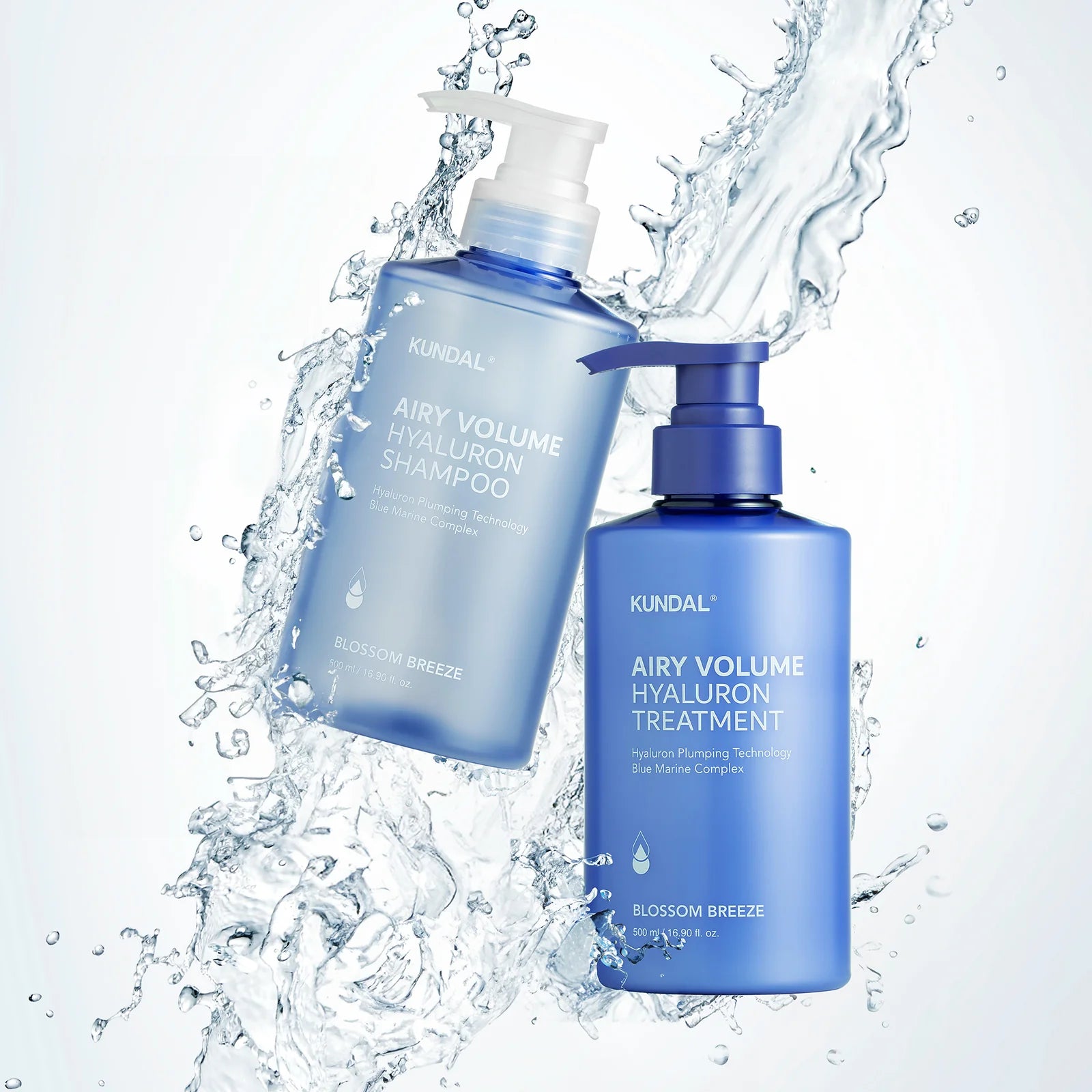 AIRY VOLUME HYALURON EDITION BLOSSOM BREEZE (Shampoo 300ml + Treatment 300ml) – KUNDAL