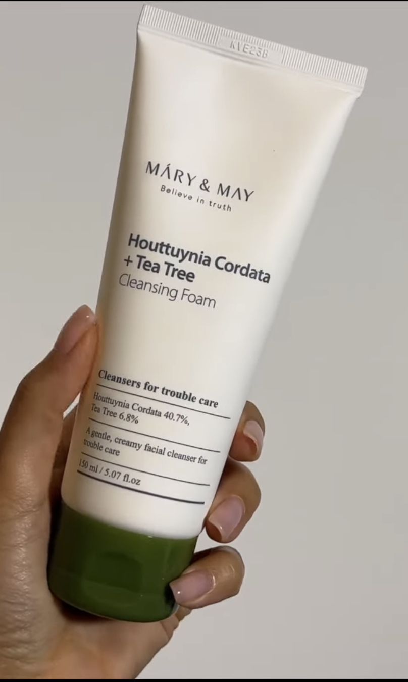 Houttuynia Cordata + Tea Tree Cleansing Foam 150ml -Mary&May