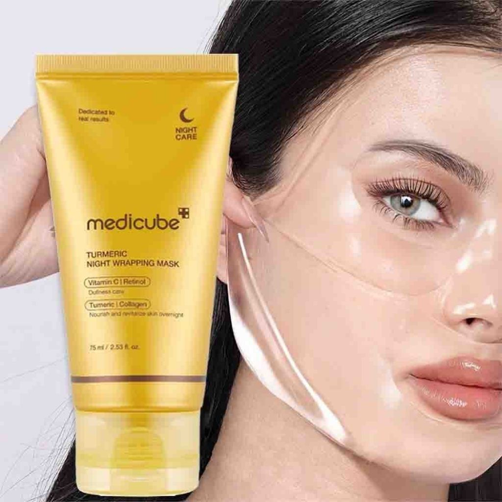 KOJIC ACID TURMERIC NIGHT WRAPPING MASK 75ML - Medicube