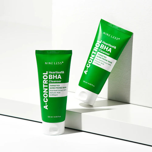A-Control Heartleaf &amp; BHA Cleanse foam – 120ml | NINE LESS
