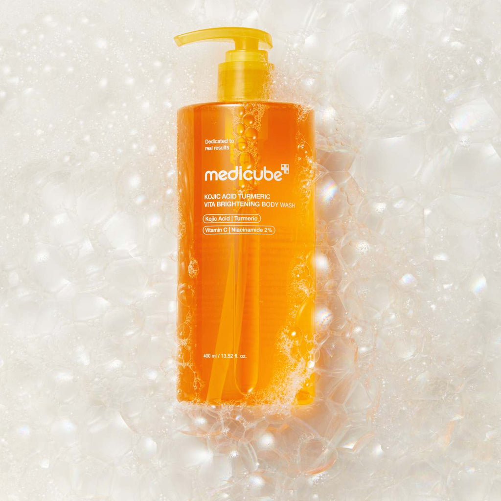 KOJIC ACID TURMERIC VITA BRIGHTENING BODY WASH 400ml – Medicube