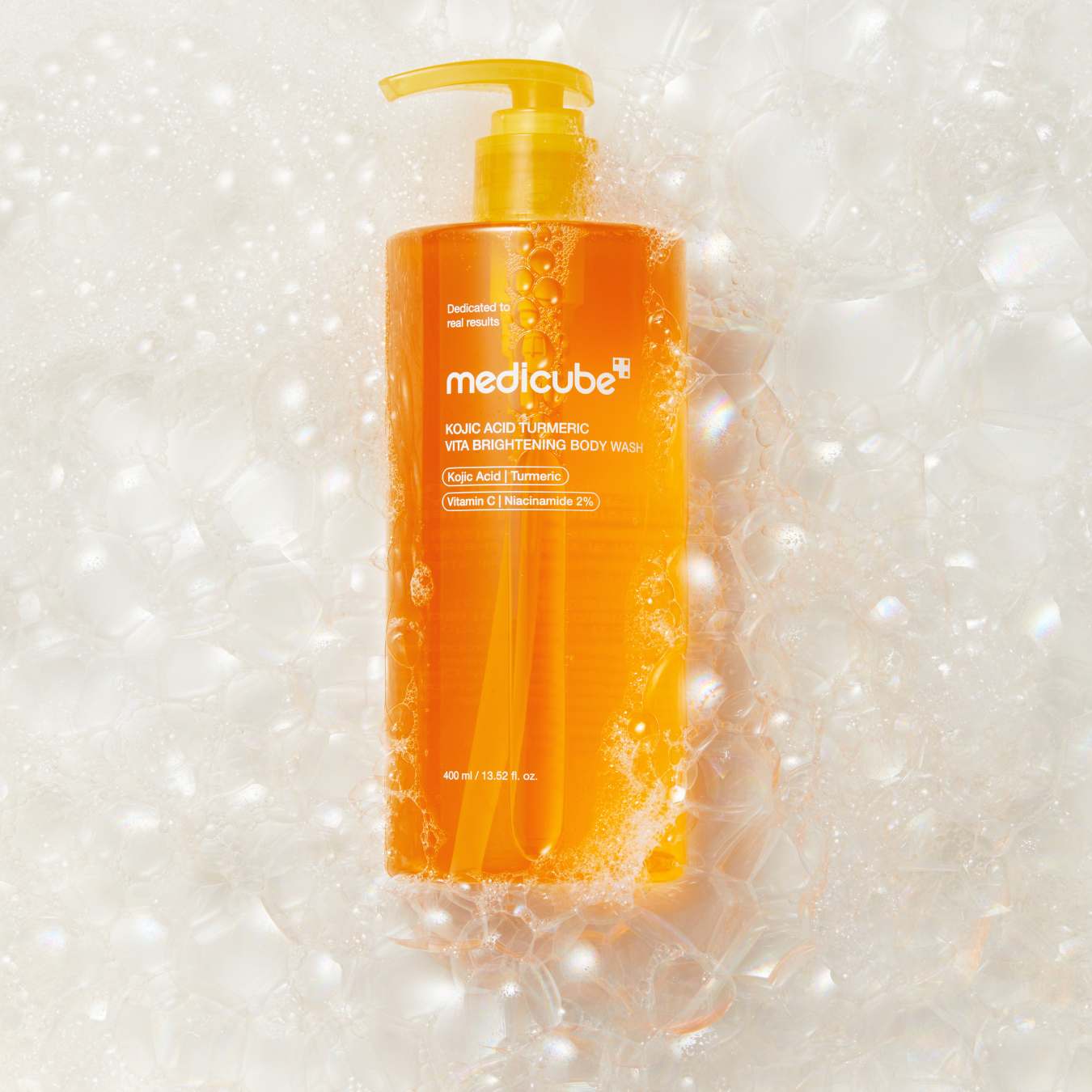 KOJIC ACID TURMERIC VITA BRIGHTENING BODY WASH 400ml – Medicube