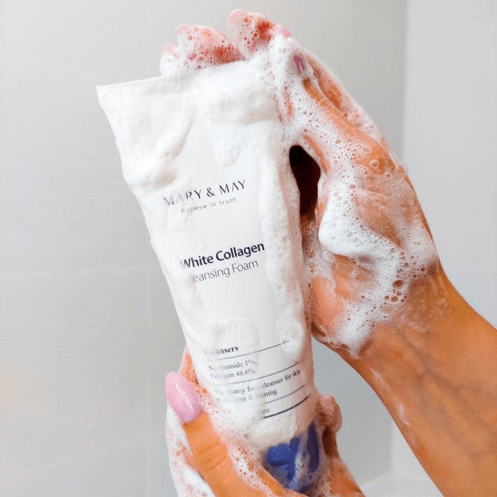 White Collagen Cleansing Foam 150ml – Mary&May