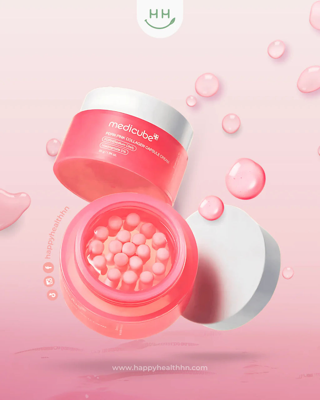 Medicube – PDRN Pink Collagen Capsule Cream – 55g