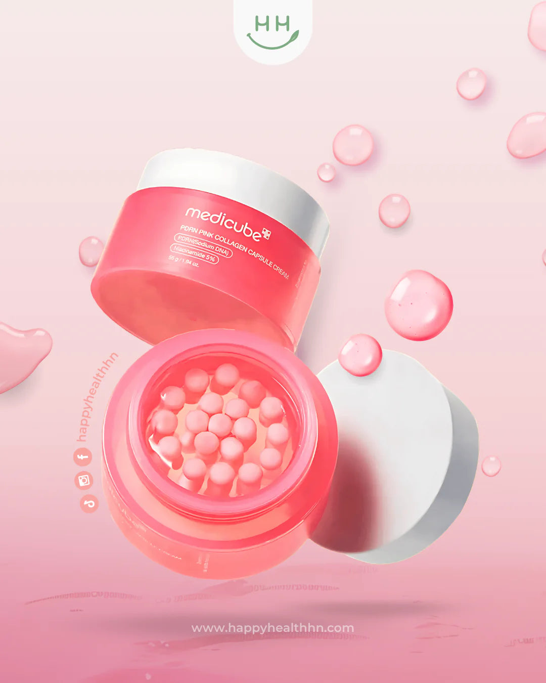 Medicube – PDRN Pink Collagen Capsule Cream – 55g