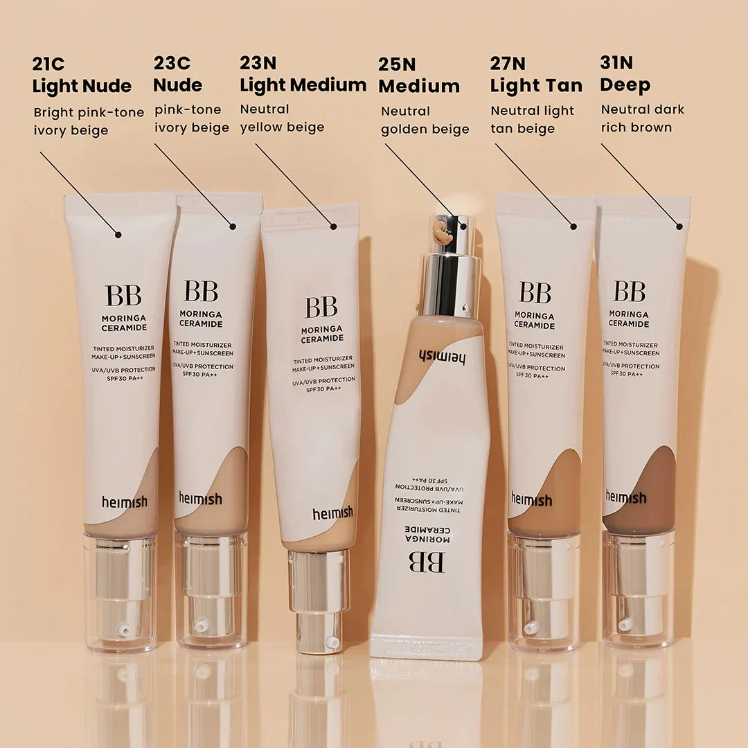 Moringa Ceramide BB Cream SPF30 PA++ – #23 Light Medium | Heimish