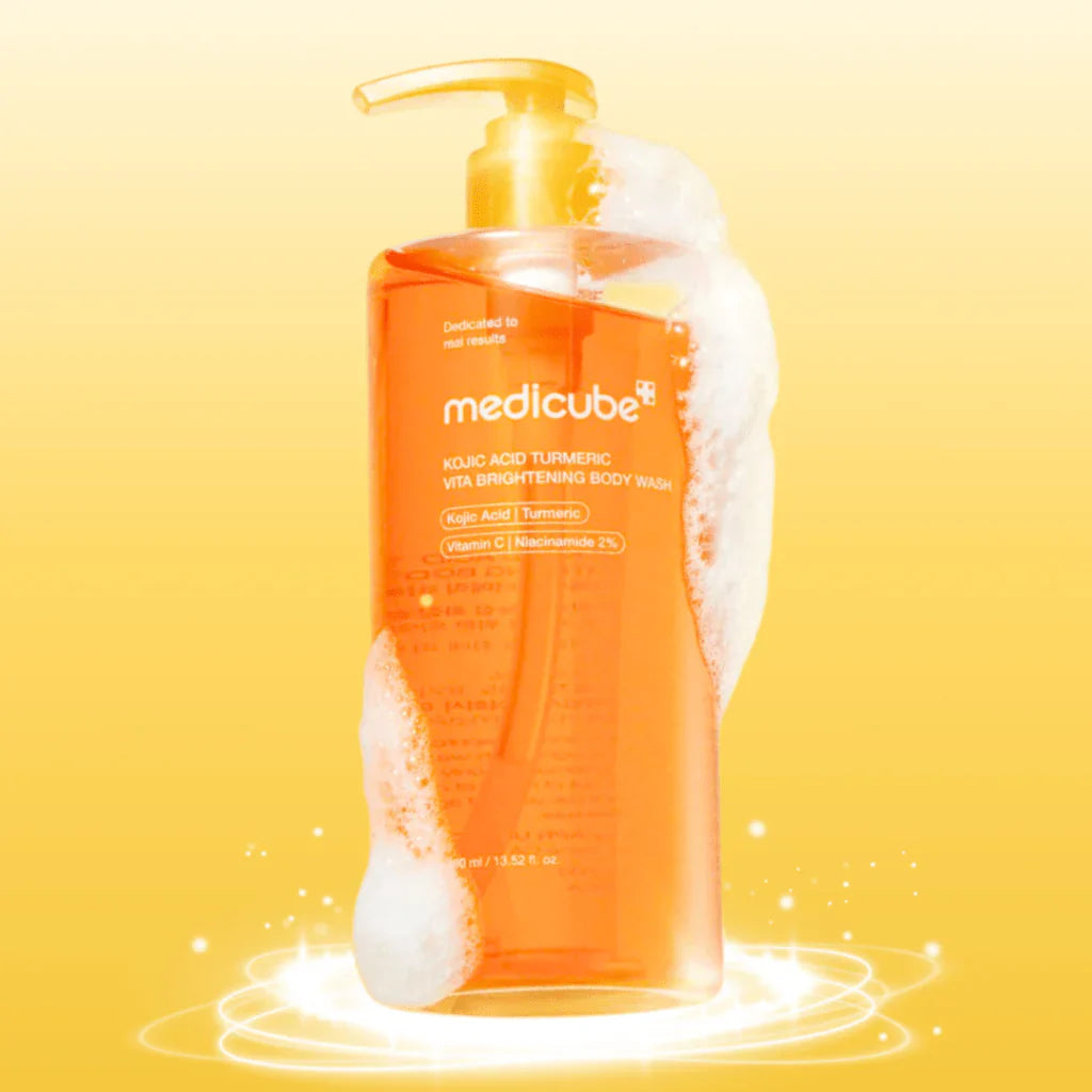 KOJIC ACID TURMERIC VITA BRIGHTENING BODY WASH 400ml – Medicube