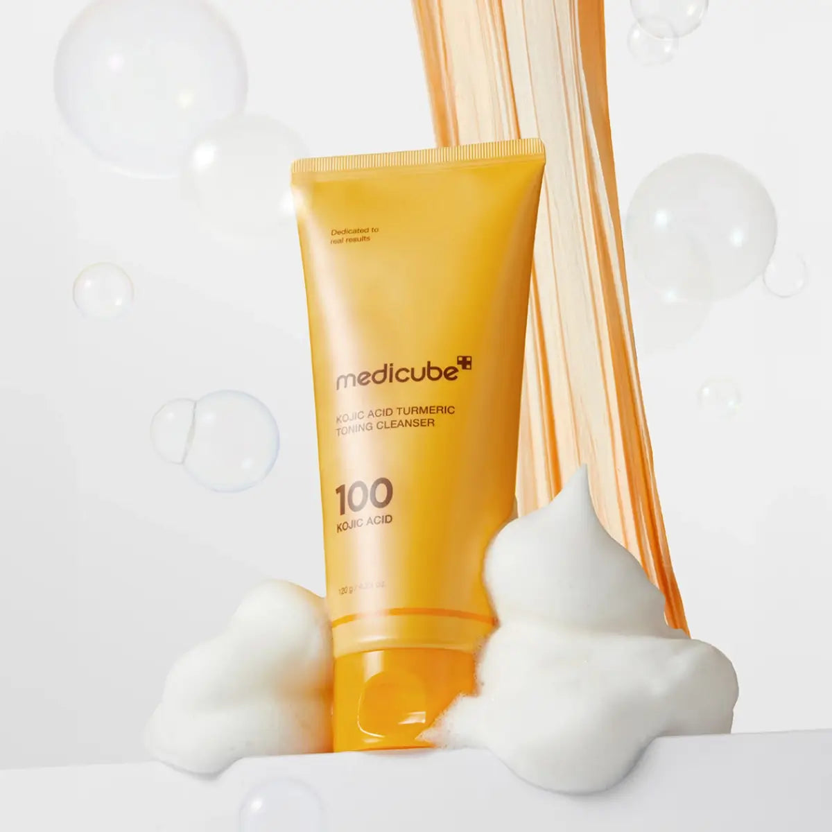 KOJIC ACID TURMERIC TONING CLEANSER 120g – Medicube foam