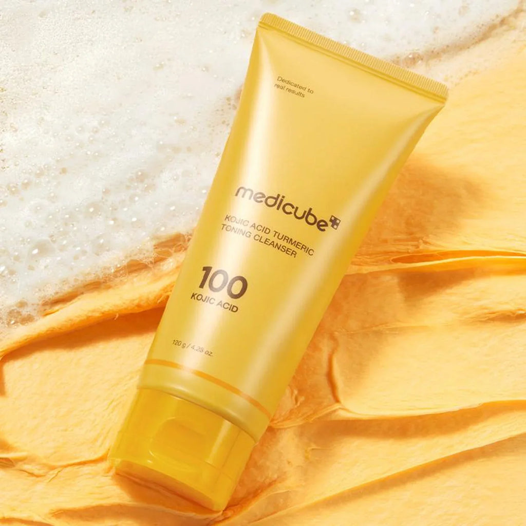 KOJIC ACID TURMERIC TONING CLEANSER 120g – Medicube foam