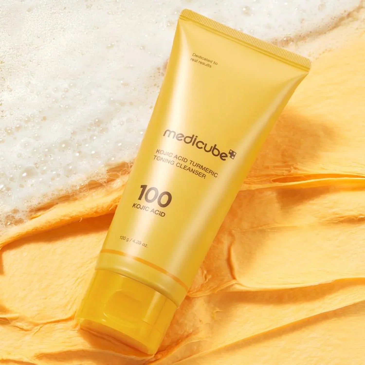 KOJIC ACID TURMERIC TONING CLEANSER 120g – Medicube foam