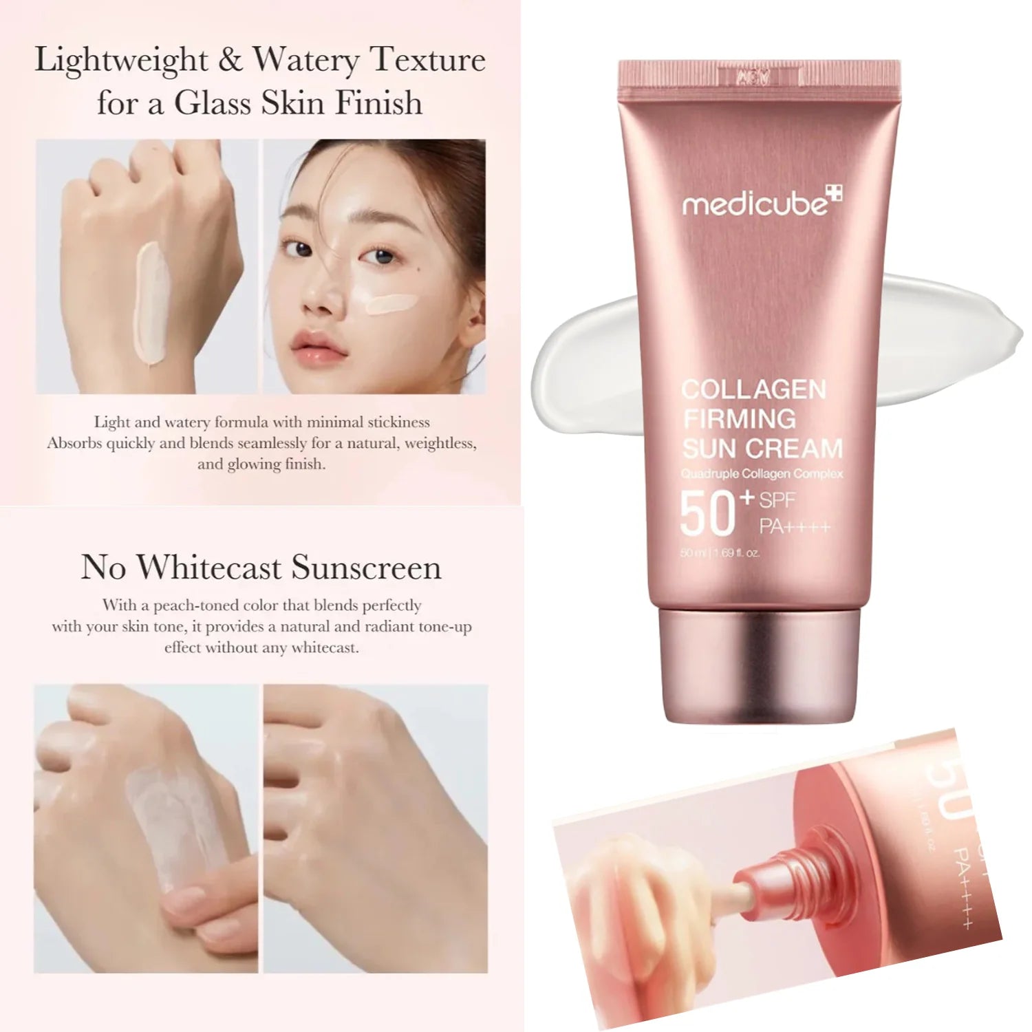 COLLAGEN FIRMING SUN CREAM SPF50+ PA++++ 50ml – Medicube