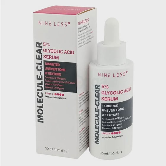 (RENEW) Molecule-Clear 5% Glycolic Acid Serum 30ml NINE LESS
