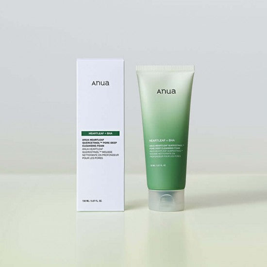 ANUA Heartleaf Quercetinol Pore Deep Cleansing Foam 150ml (Renew)