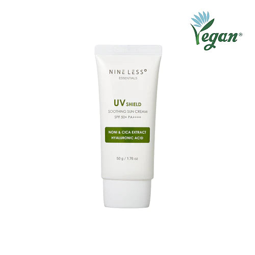 Essentials UV Shield Soothing Sun Cream SPF50+ PA++++ | NINE LESS